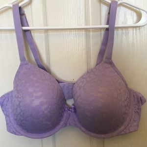 Savage X Fenty purple lace t-shirt bra
